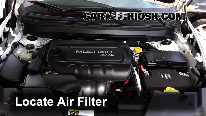 2015 Jeep Cherokee Latitude 2.4L 4 Cyl. Air Filter (Engine)
